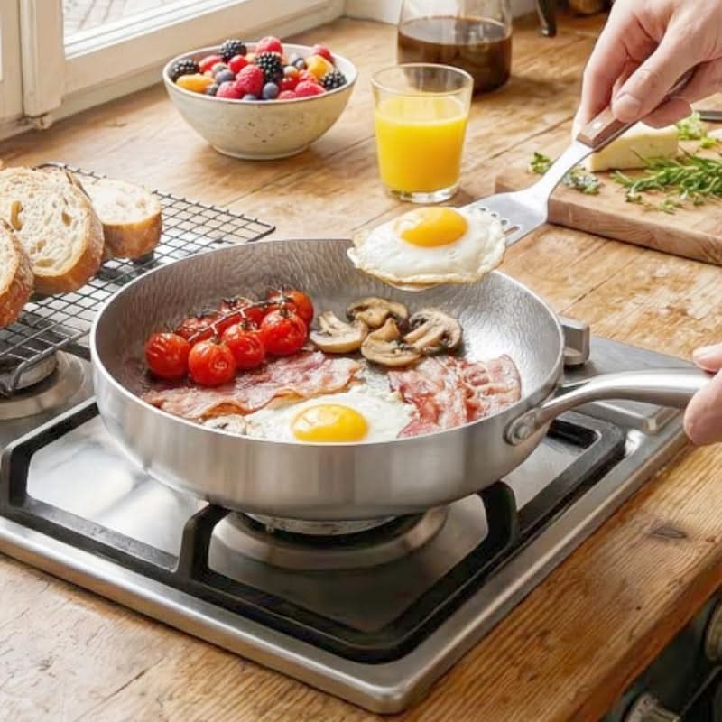 Stainless Steel Non-Stick Frying Pan for Everyday Cooking