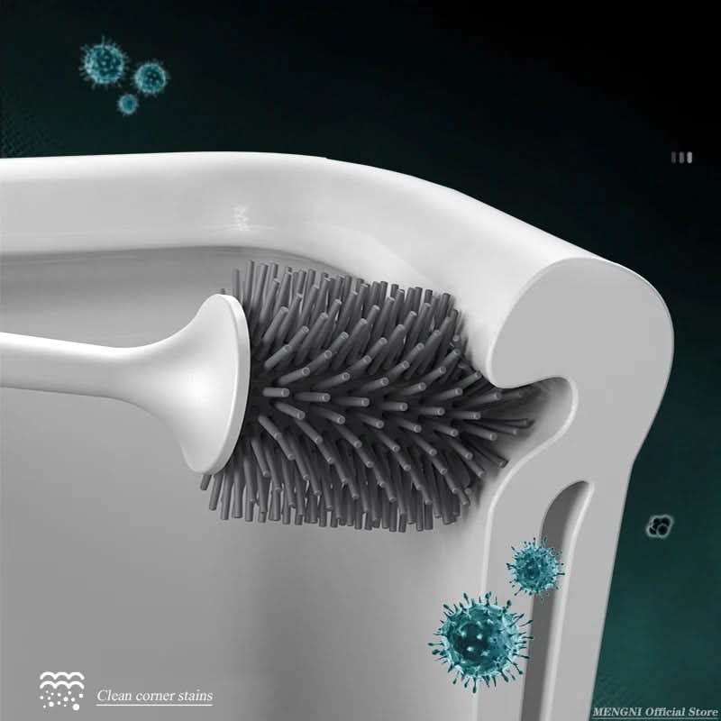 Silicone Brush Cleaner Set for Toilet Maintenance