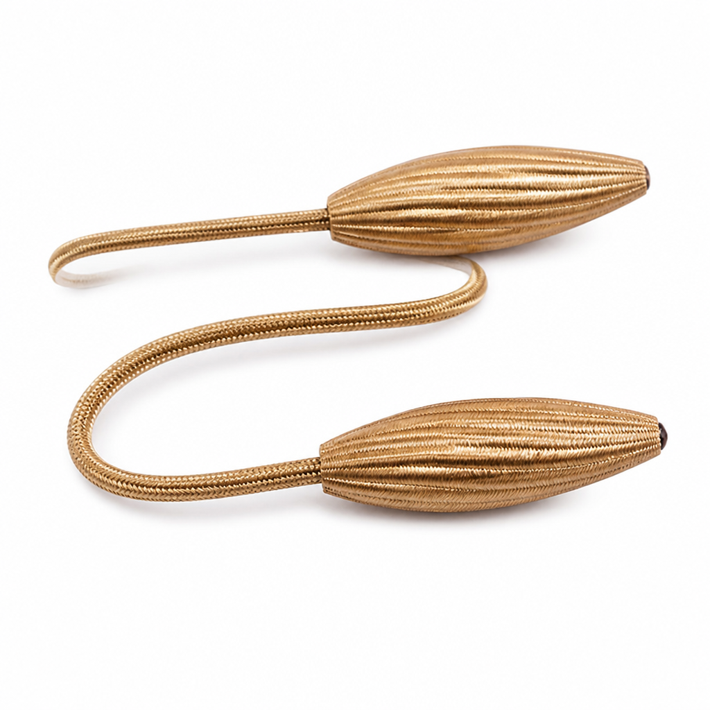 Tool-Free Malleable Aluminum Curtain Tieback