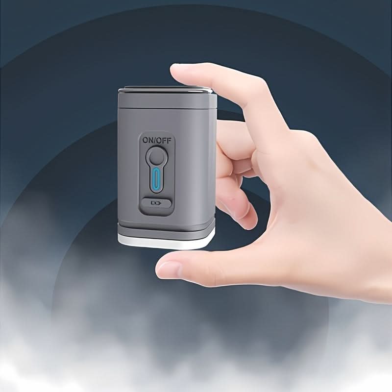 Compact Rechargeable Air Pump with Integrated LED Light