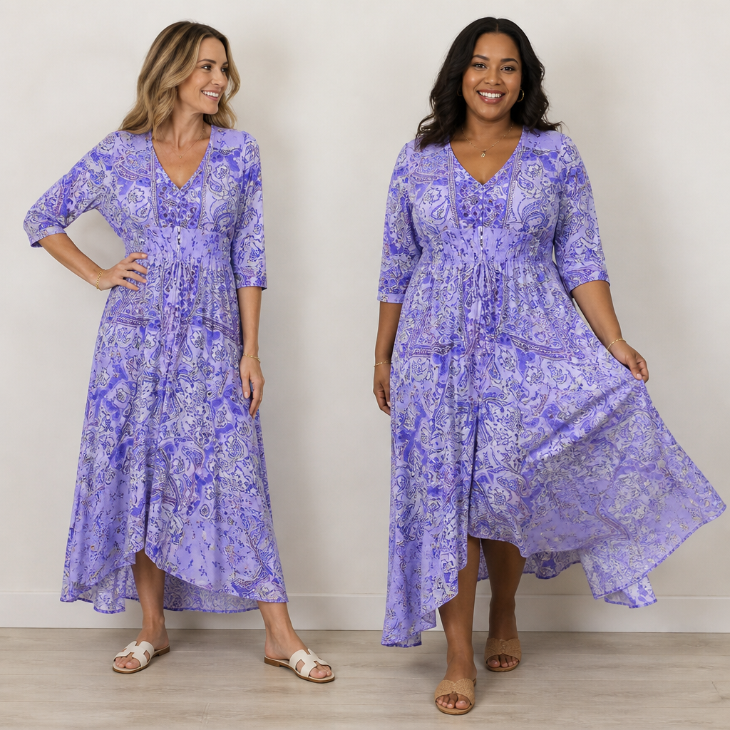 LumaBella™ Floral Dress — Feel Radiant and Cool All Summer Long