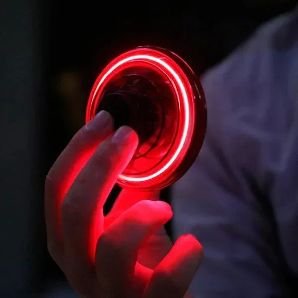LED Light Display Gyroscope Spinner with Hand Gesture Control