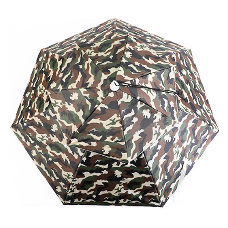 Adjustable Chin Strap Umbrella Hat