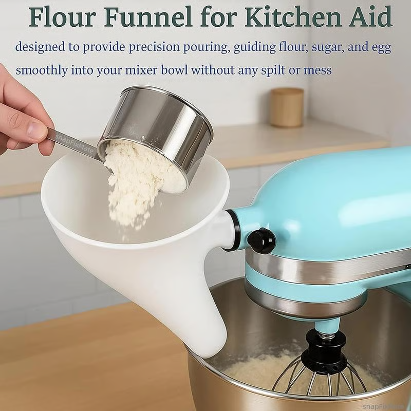 Baking Flour Funnel Tool – No-Mess Kitchen Accessory