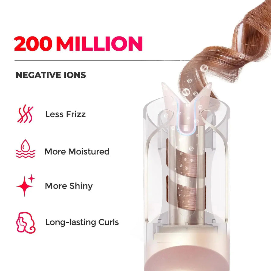 CurlAura™ Styler — Effortless, Head-Turning Curls That Shine and Last All Week