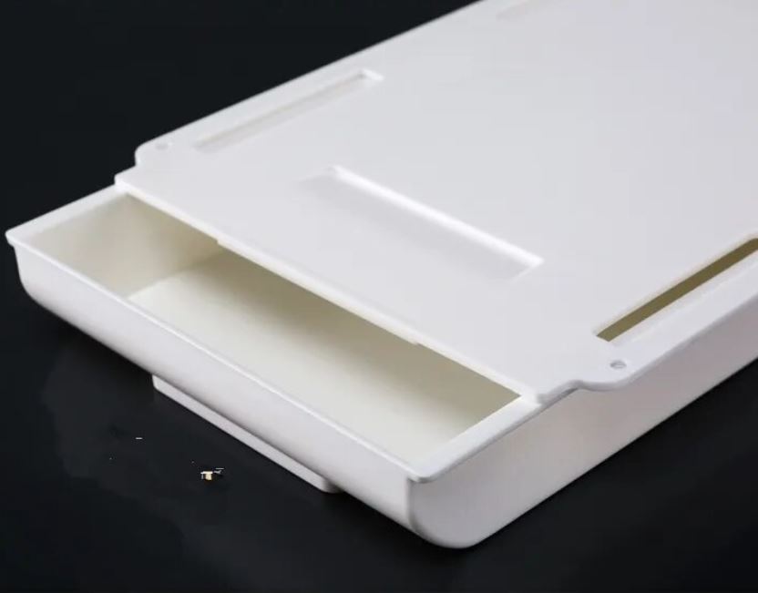 Adhesive-Mounted Concealed Drawer for Desks
