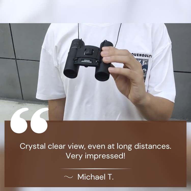 Lightweight HD Binoculars 40x22 for Bird Watching and Travel