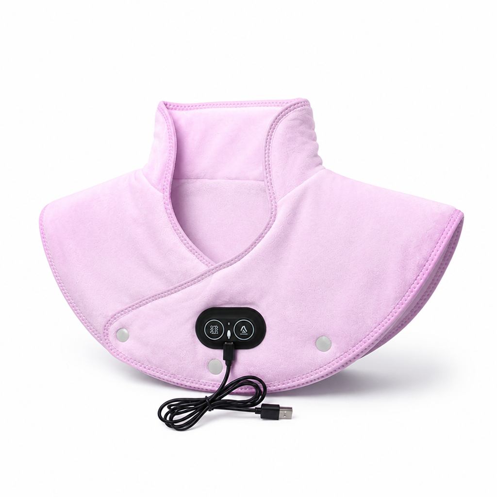 Heat & Vibration USB-Powered Neck & Shoulder Heating Pad
