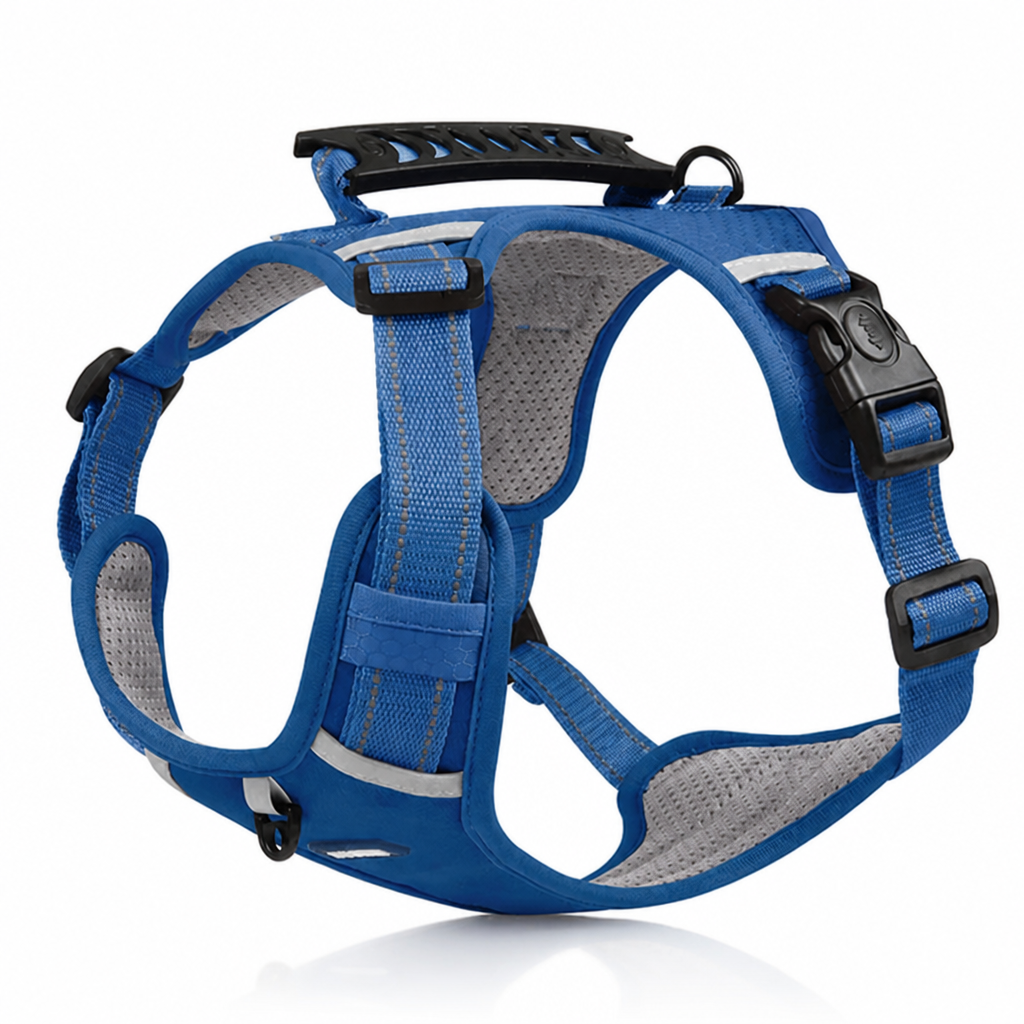 No-Pull Padded Adjustable Quick-Release Dog Harness