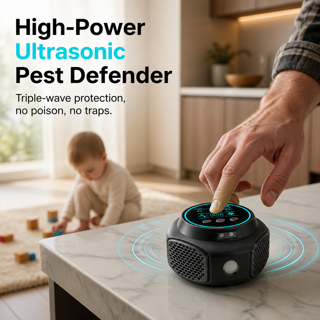 VectaShield™ — Repel Mice, Spiders & Roaches Without Deploying Any Traps