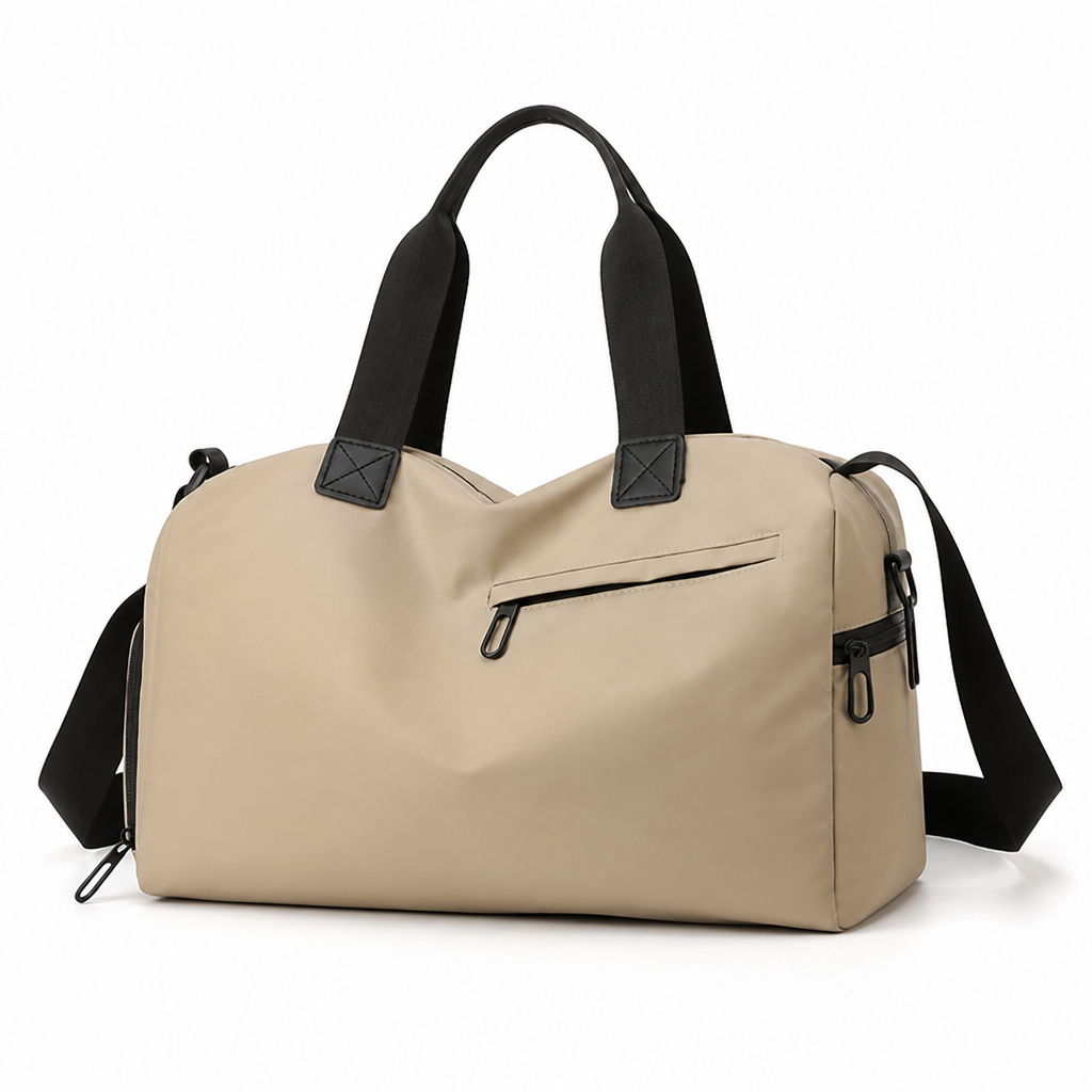 Waterproof Oxford Sports Bag (Shoe Compartment & Bottom Pocket)