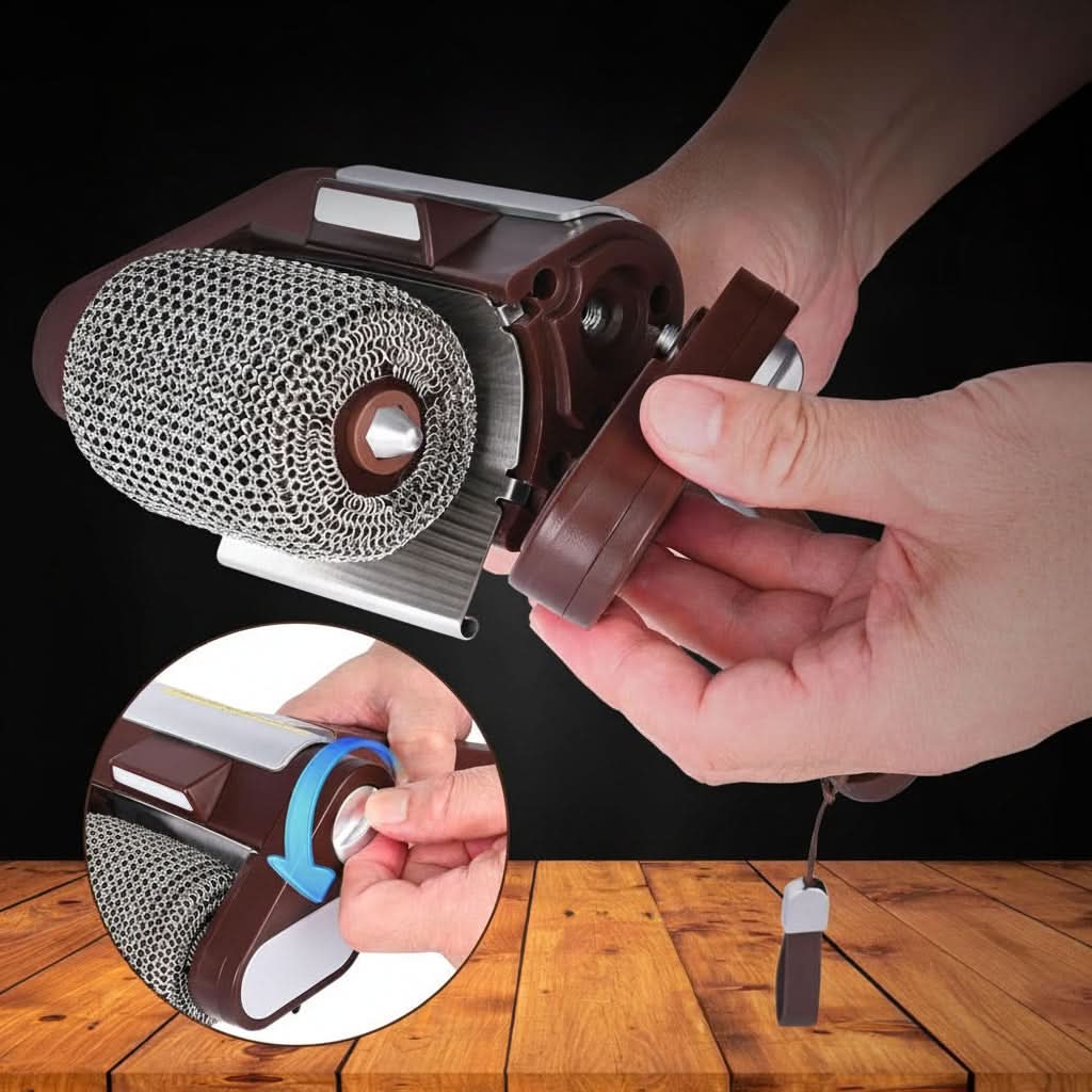 Electric BBQ Cleaning Brush with Stainless Steel Roller
