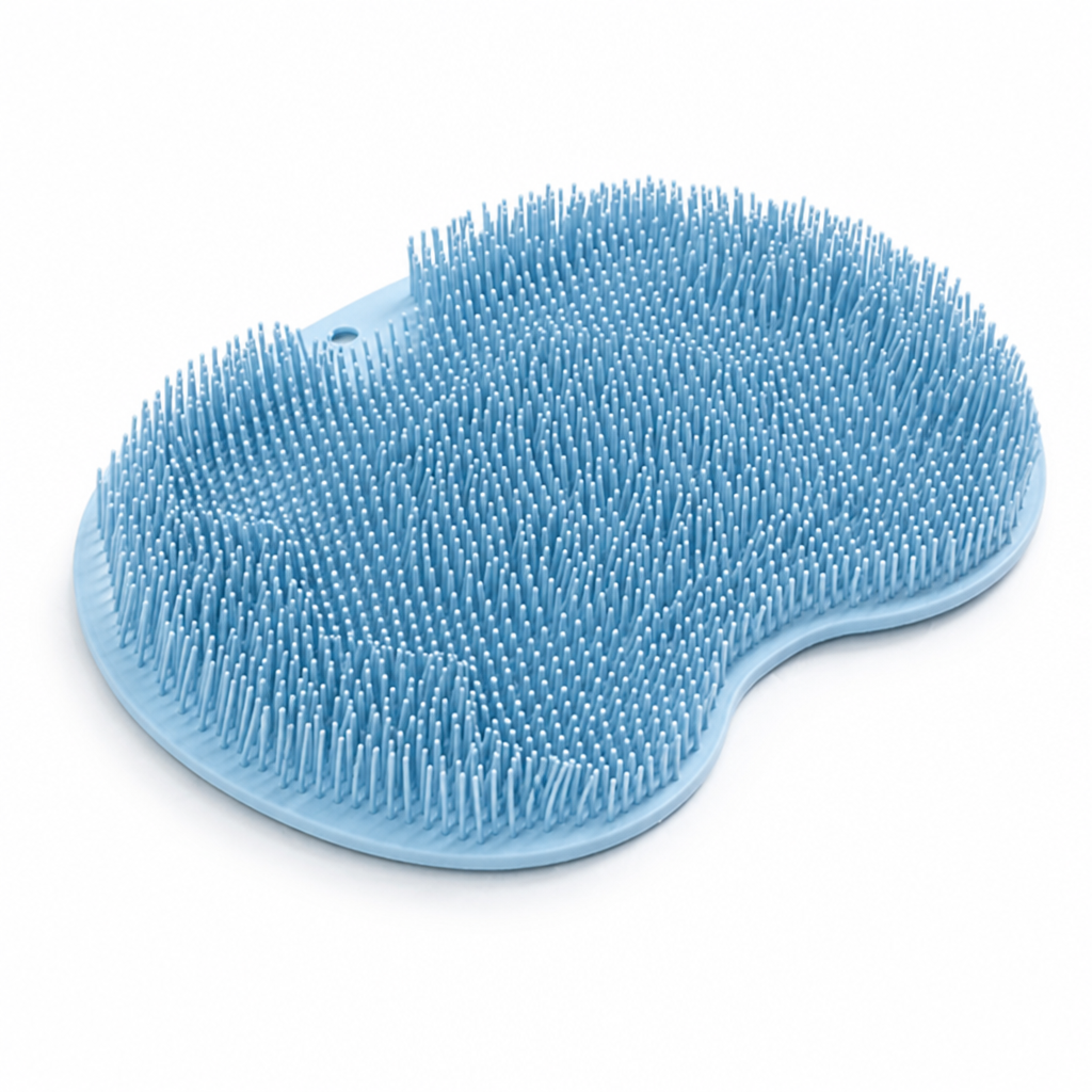 Silicone Non-Slip Suction Cup Shower Scrubber