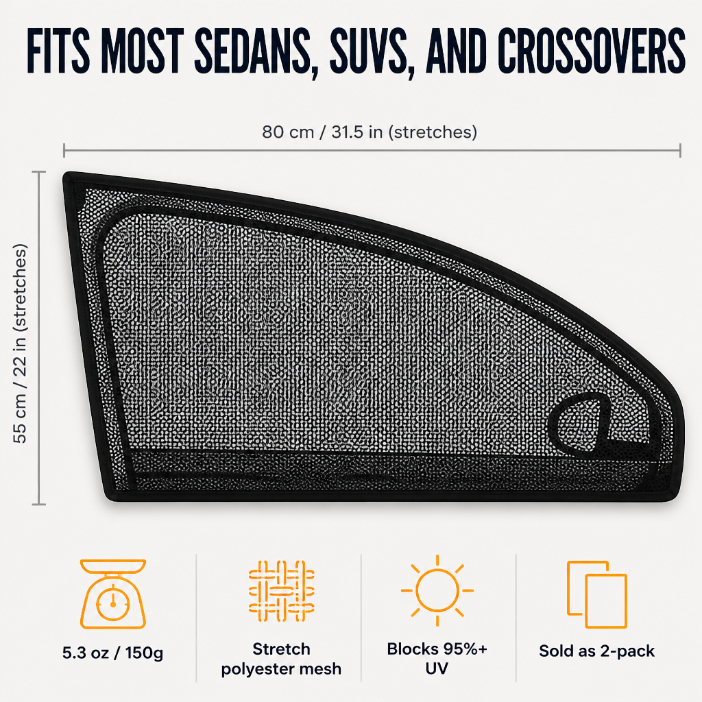 VentiShade™ — Slip on the Door, Block Sunlight, Let the Breeze In
