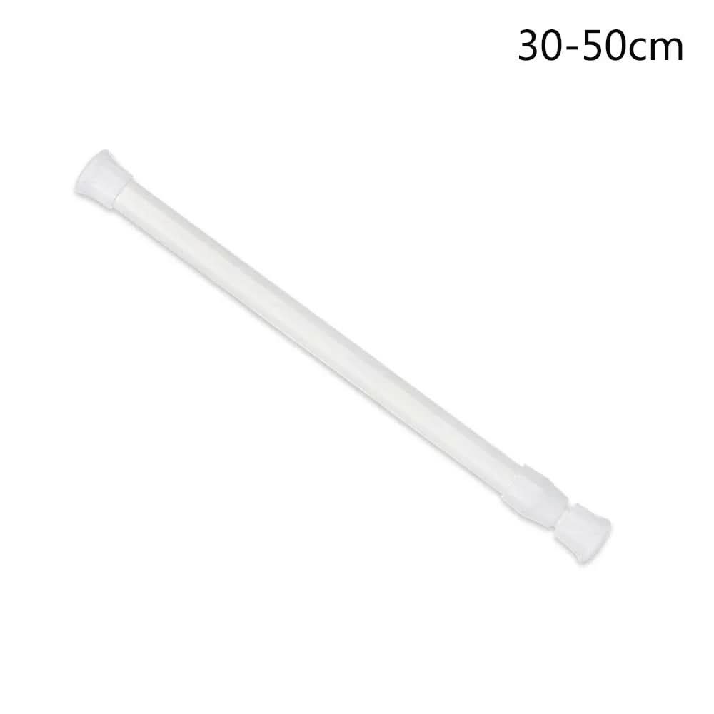 Telescopic Curtain Rod with Adjustable Spring Mechanism