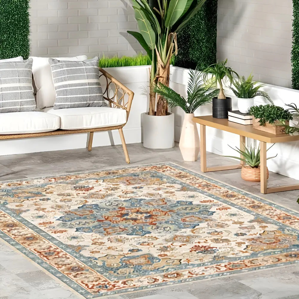 Outdoor Area Rug | PVC Non-Slip Backing | Nordic Style | FjordFloor