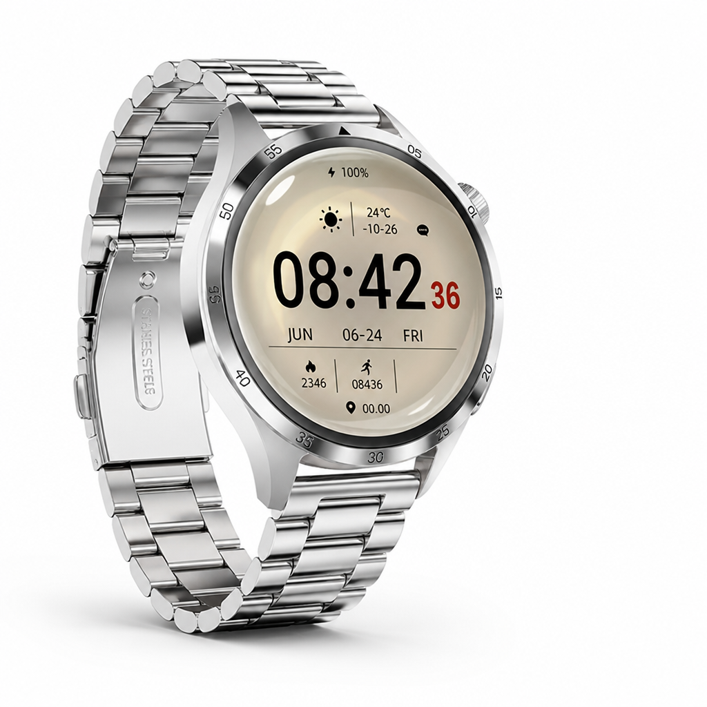 1.5-Inch Touchscreen Fitness Smart Watch (Call & Message Alerts)