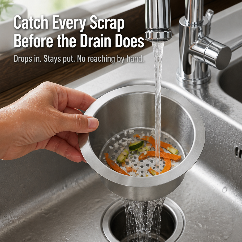 AuraShield™ — Catch Every Scrap and Keep Your Drain Flowing Clog-Free