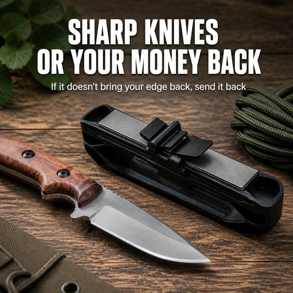 RazorEdgeX™ — Lock Your Angle and Rebuild Any Dull Blade to Shaving-Sharp in Minutes