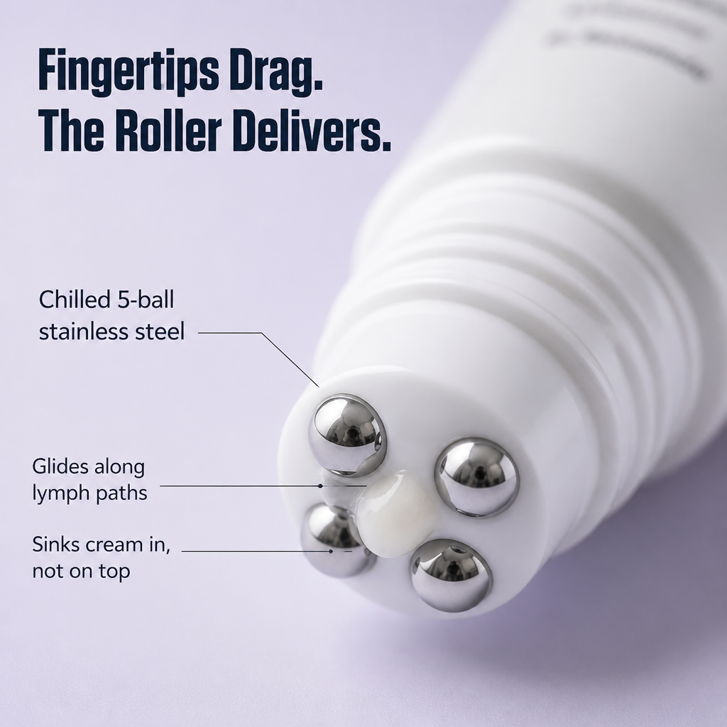 NeckLift Radiance™ — Smooth Out Tech Neck Using Chilled 5-Ball Peptide Cream