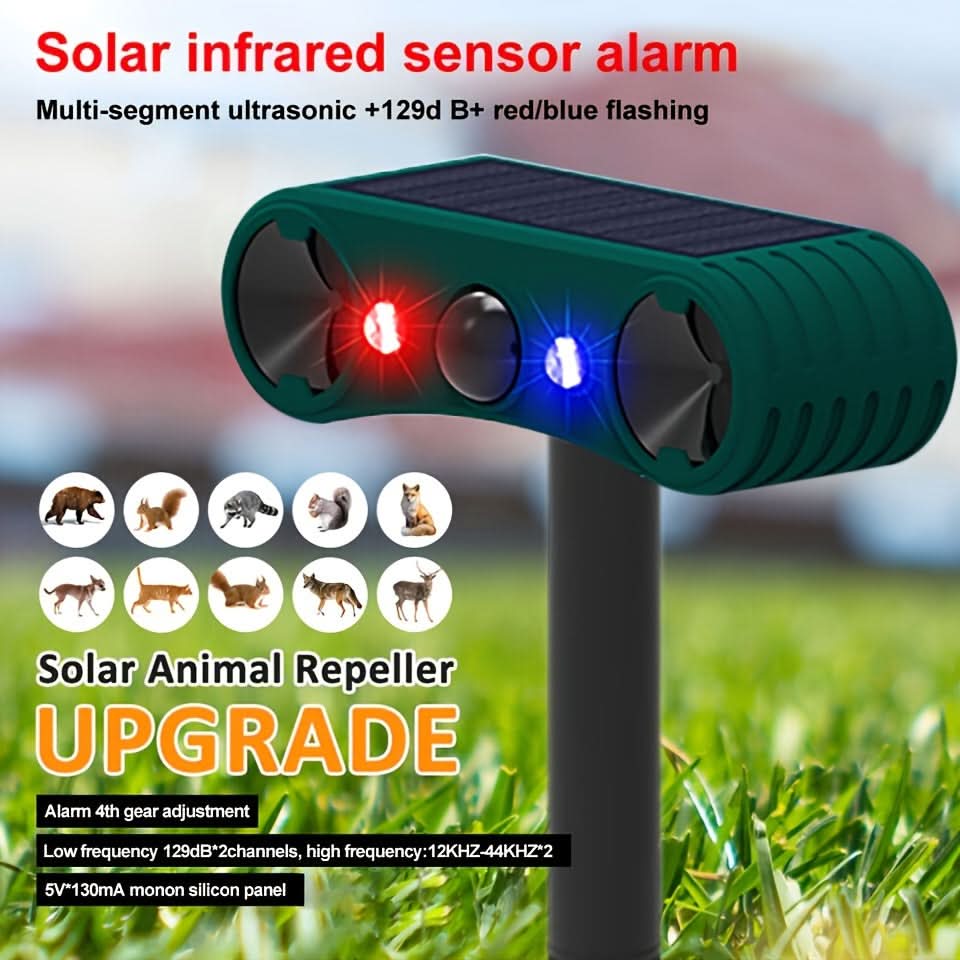 Motion Activated Pest Repeller for Gardens
