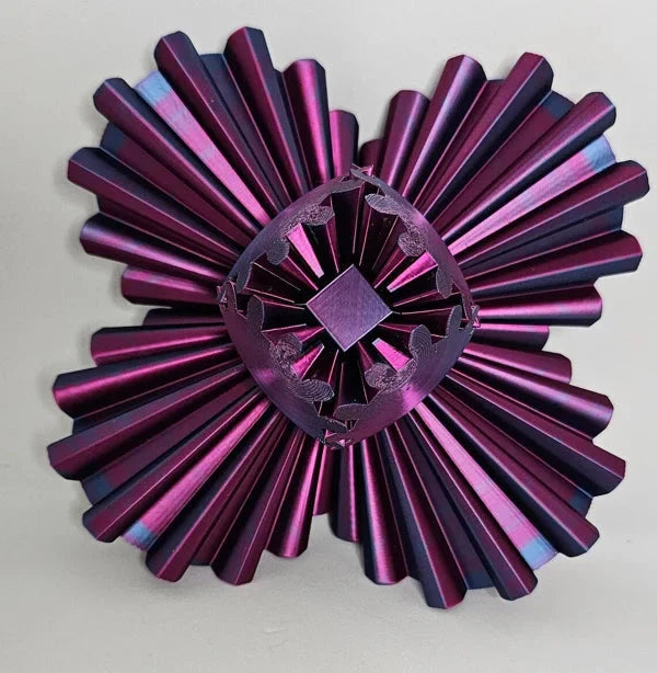 Fidget Ball for Stress Relief Featuring 3D Gear System