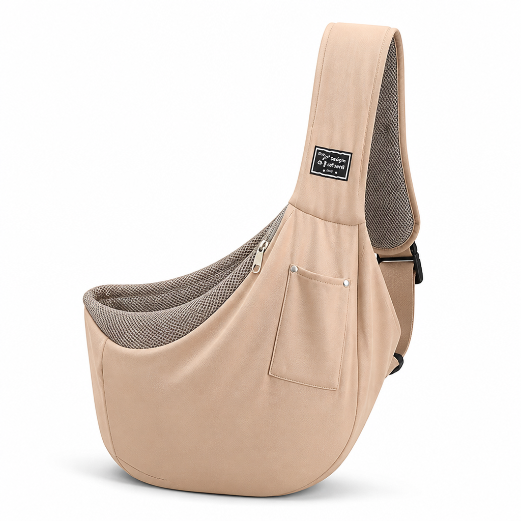Ventilated Mesh & Padded Dog Sling Carrier