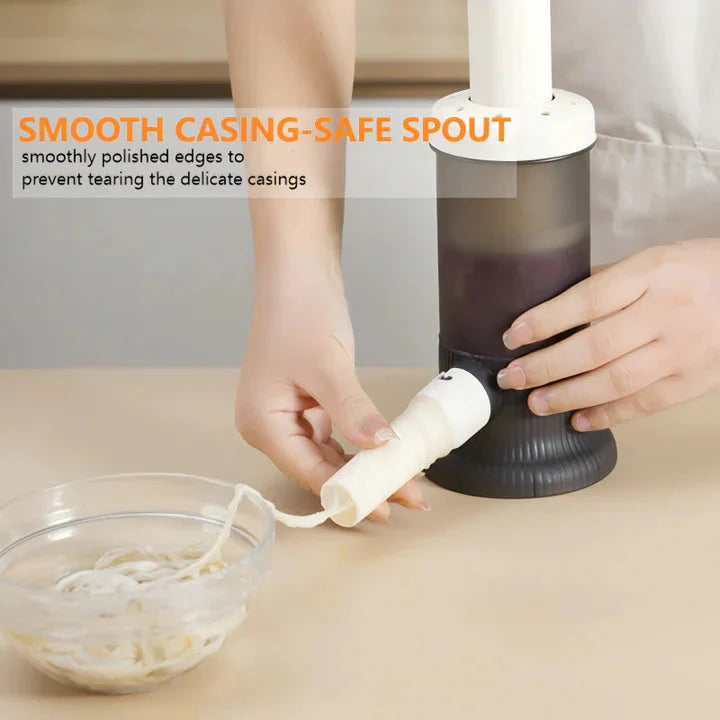 Hand-Powered Sausage Filler – Achieve Uniform Casings Without Power