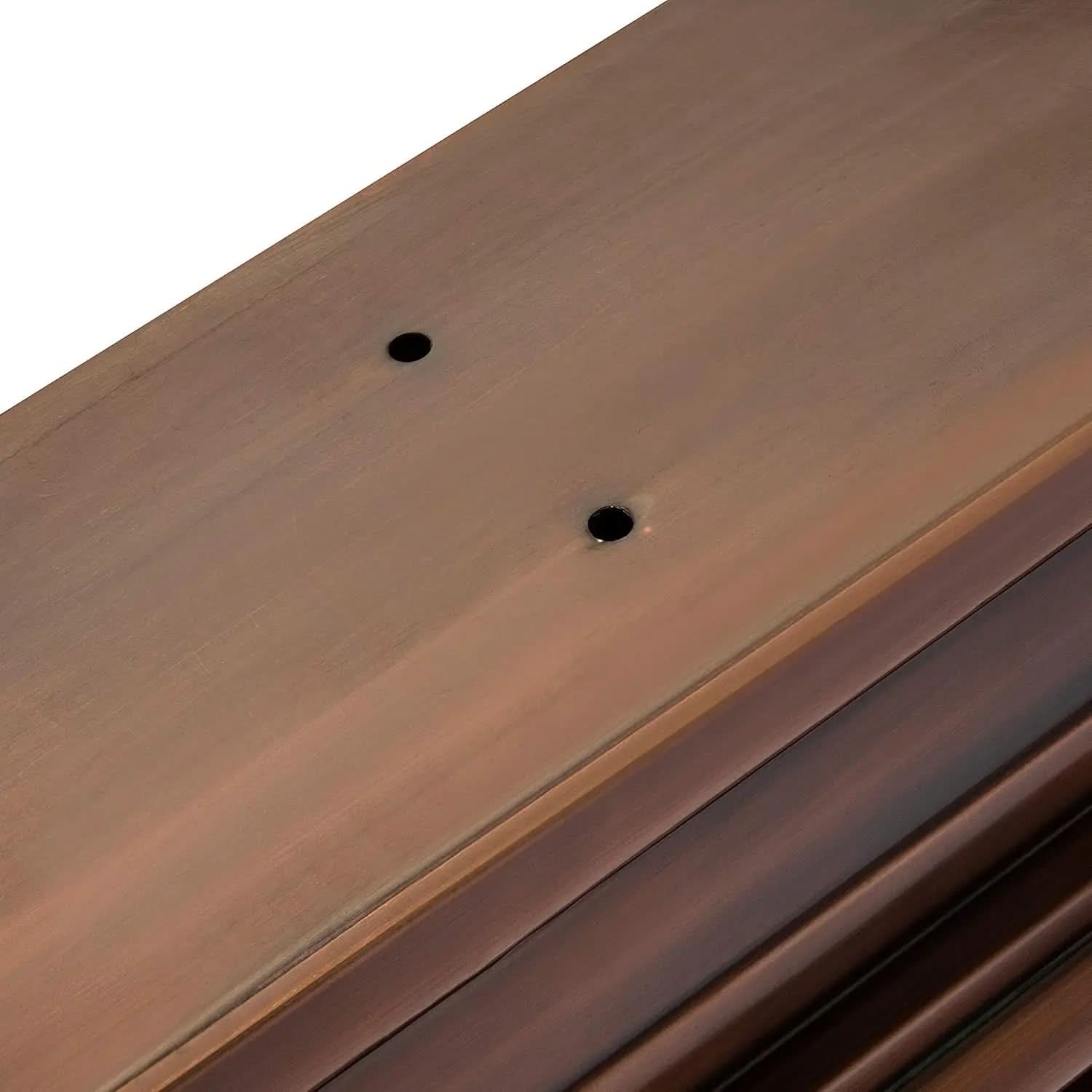 Outdoor Planter Box for Windows in Copper Finish