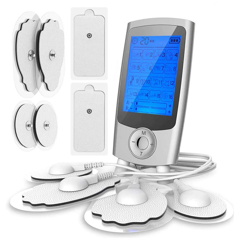 Electro Stimulation Device with 16 Modes for EMS TENS Therapy