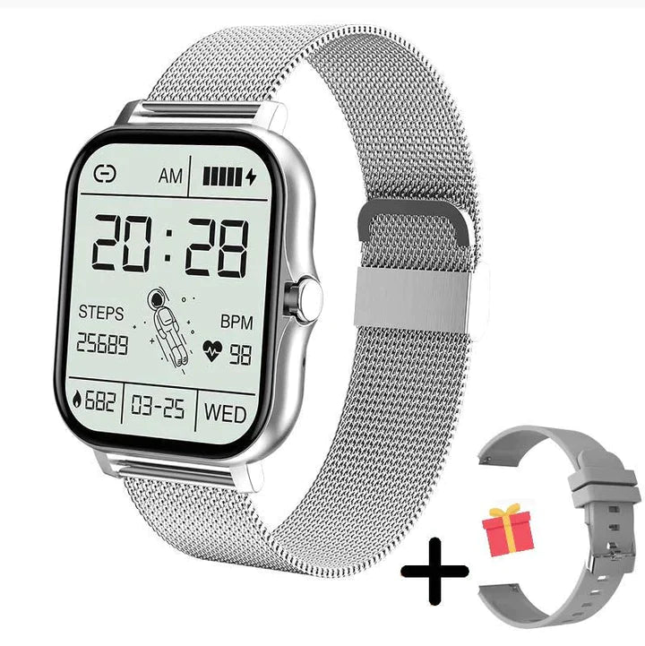 Slim Fitness Tracker Watch for Women – Smart Heart Rate, Sleep & Call Notifications