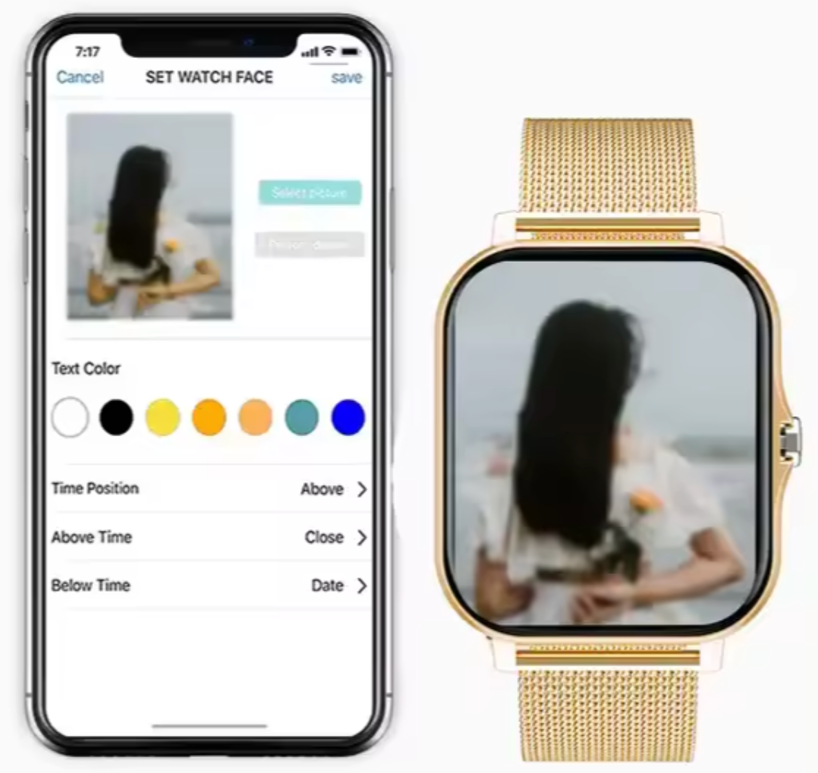 Slim Fitness Tracker Watch for Women – Smart Heart Rate, Sleep & Call Notifications