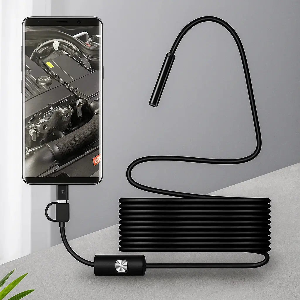 Smart Inspection Camera | 5m Flexible Cable for Smartphones