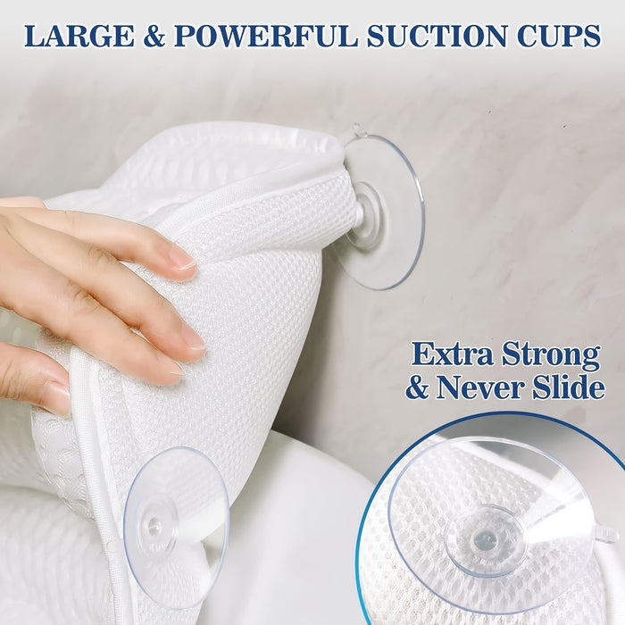 Neck Support Bath Pillow – Ergonomic Design for Comfort