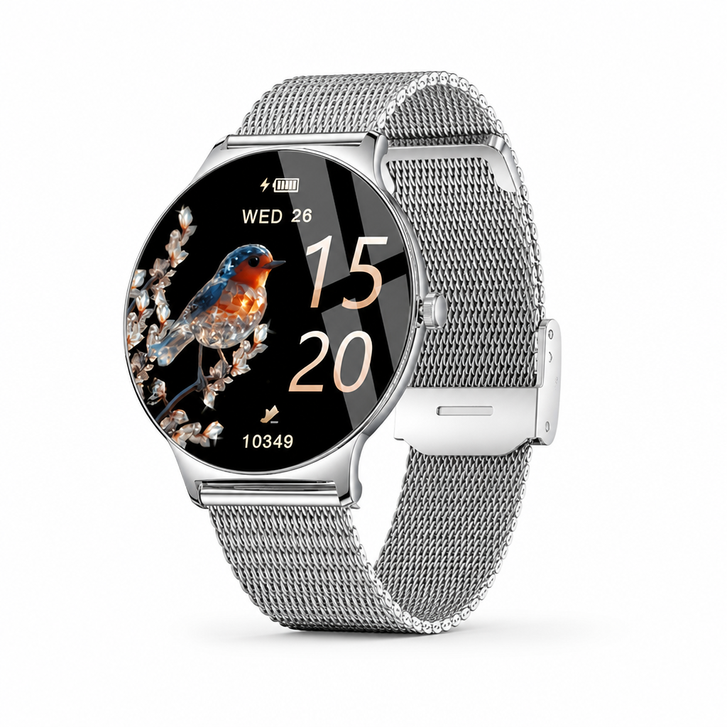1.43-Inch AMOLED Heart-Rate & Fitness Smartwatch