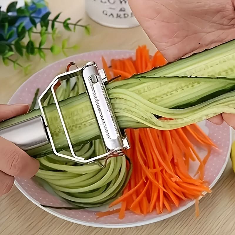 Stainless Steel Vegetable Peeler and Julienne Cutter