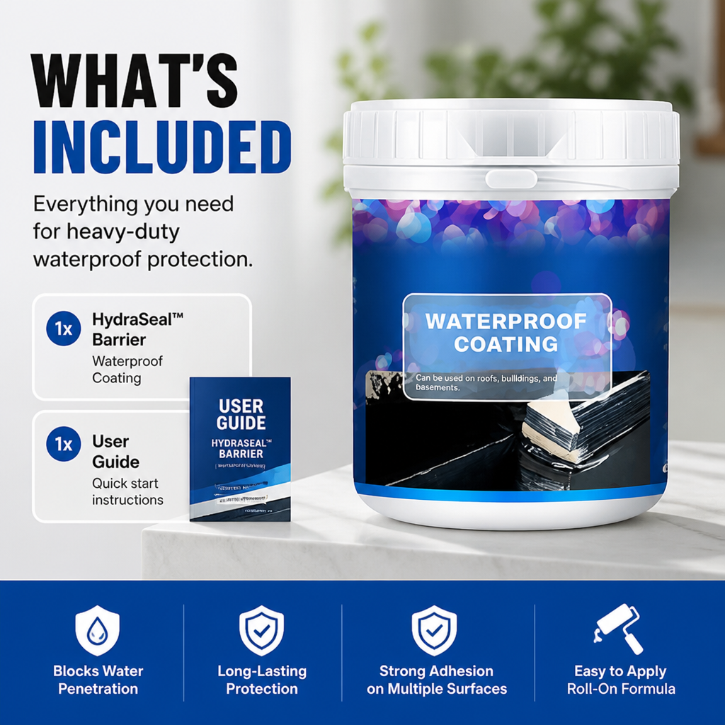 HydraSeal™ Barrier — Soak In, Seal Tight & Stop Leaks Before They Spread