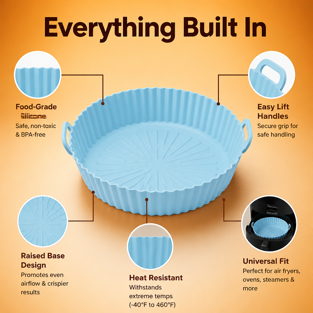 VelouroMat™ — Effortless Cleanups for Crispy, Grease-Free Meals Every Time