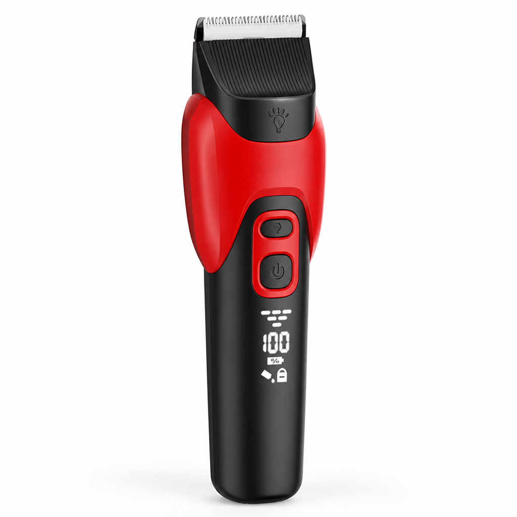 Whisper-Quiet Cordless Titanium Ceramic Dog Clippers