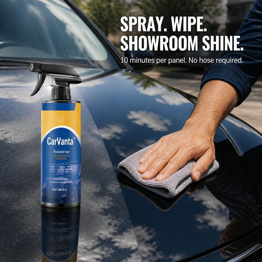 CarVanta™ — Spray, Wipe & Seal Showroom Shine in Minutes
