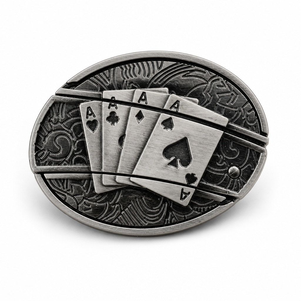 Zinc Alloy Hidden Knife Belt Buckle (Fits 1.5-Inch Belts)