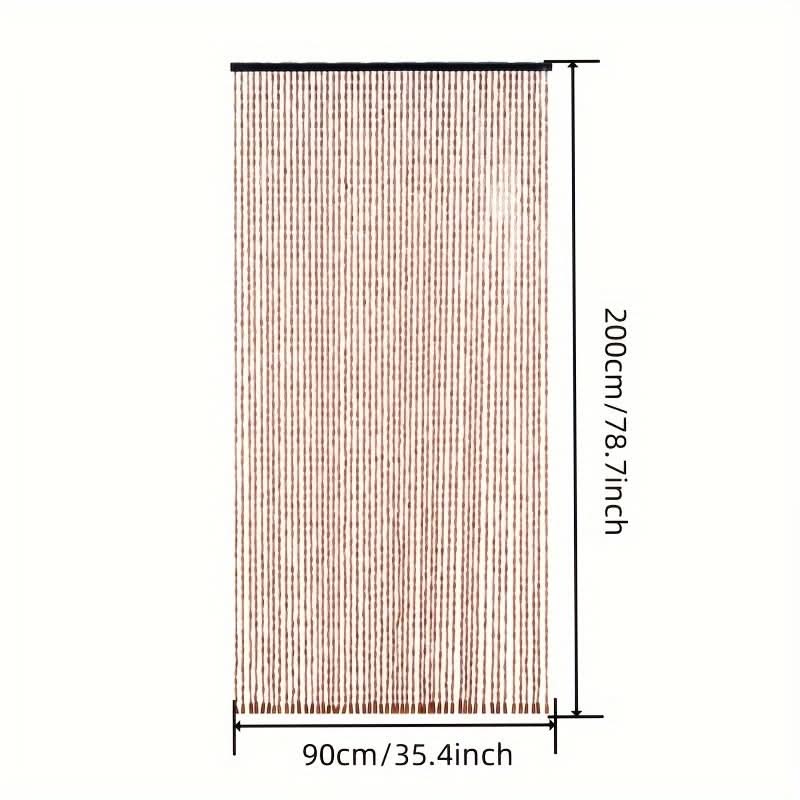 Bamboo Decorative Curtain for Windows, Cabinets, and Aisles
