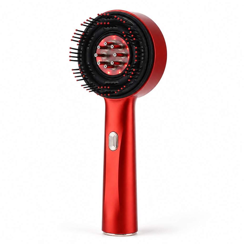 Microcurrent & Red Light Scalp Massager (With Dispenser)