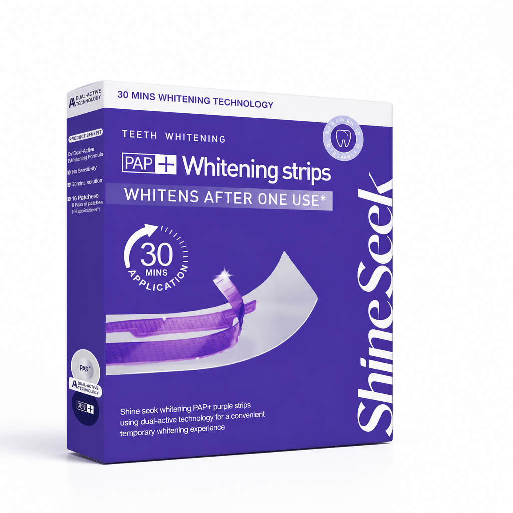 Gentle & Peroxide-Free 30-Minute Teeth Whitening Patches (8 Pairs)