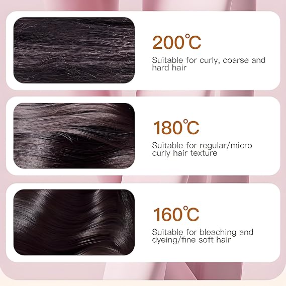 Cordless Straightening Brush – Electric with 3 Temperature Options