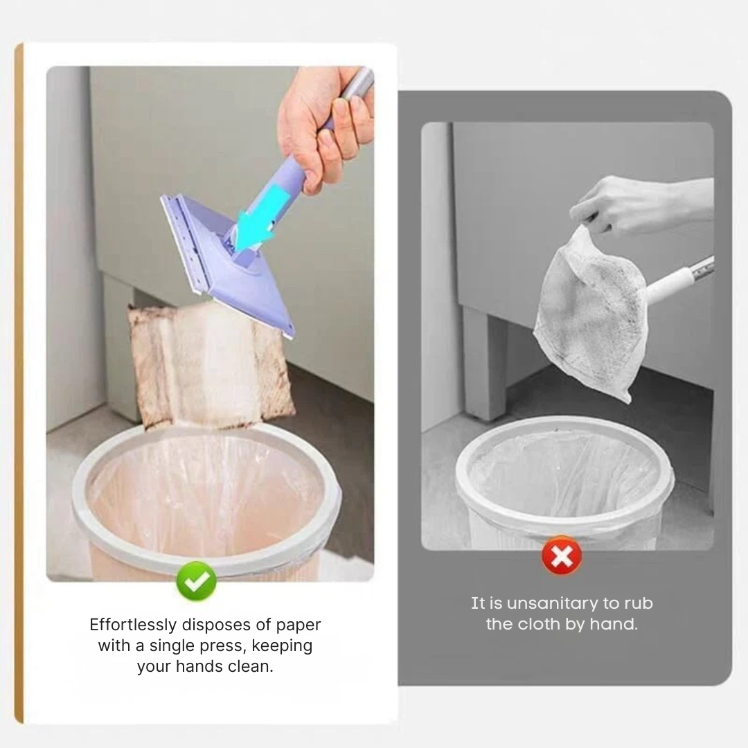 SwiftWipe™ Mini Mop — Cut Cleaning Time in Half and Breeze Through Messes Effortlessly