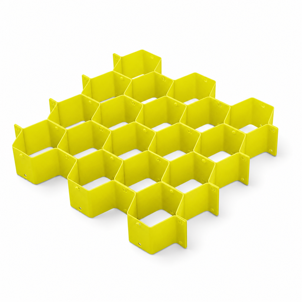 Modular Honeycomb Plug-In Drawer Organizer