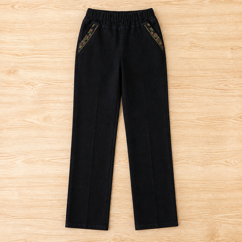 VelloraFlex™ — Jeans That Sculpt Your Curves and Free Your Every Move