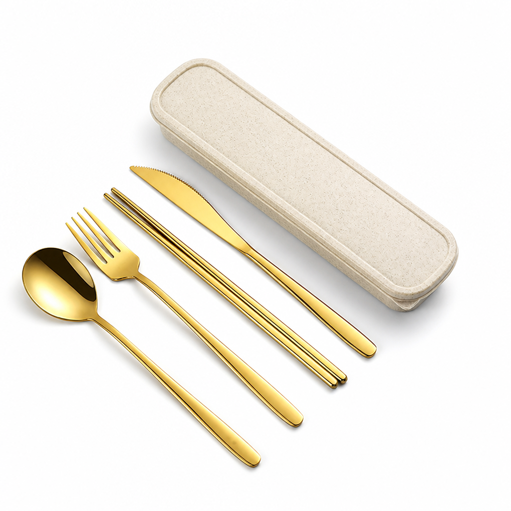 Eco-Friendly Stainless Steel Portable Cutlery Set