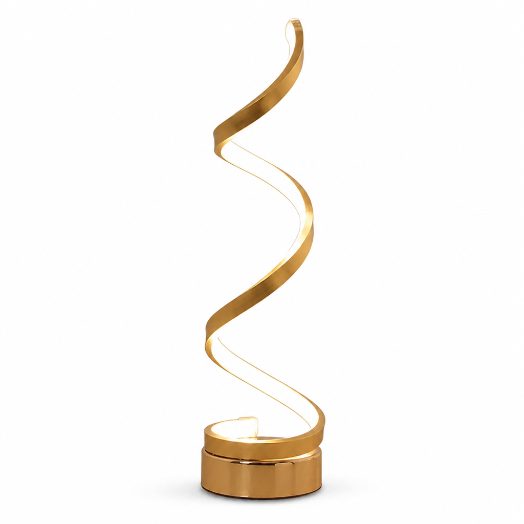 Dimmable Energy-Efficient LED Spiral Table Lamp